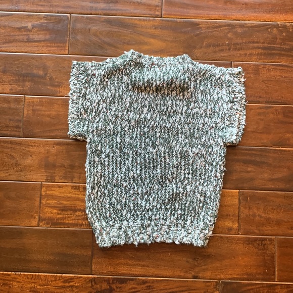 Exclusively for Lord x Taylor chunky knit vintage sleeveless sweater S - Picture 6 of 10